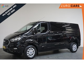 Ford Transit Custom 300 2.0 TDCI L2H1 Limited Dubbele cabine Aut. Navi| Airco| 2 Schuifdeuren | Trekhaak| PDC| Carplay| DAB|