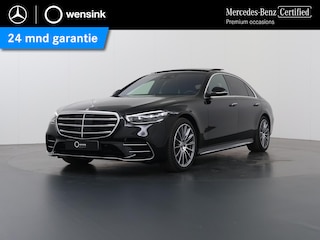 Mercedes-Benz S-klasse 580 e 4MATIC Lang AMG Line | Chauffeur pakket | AMG pakket | Achterasbesturing | Head up display | Panorama dak |