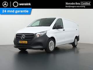 Mercedes-Benz Vito 116 CDI Aut. | XL L3 | Pro | Navigatie | Comfortstoel + Bijrijdersbank met Verwarming | Dodehoekassistent | Cruisecontrol | Achteruitrijcamera | Railbevestiging in Houten Vloer | Certified |