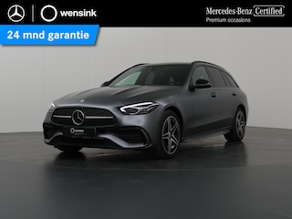 Mercedes-Benz C-klasse 300e Estate AMG Line | Panoramadak | Matgrijs | Night | Rijassistentiepakket | Sfeerverlichting |