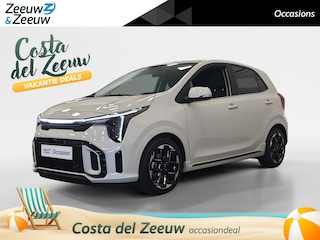 Kia Picanto 1.0 DPI GT-Line | Stoel en stuurverwarming | Schuifdak | Climate control | Lederen bekleding | Navigatie | Apple Carplay / Android Auto | Led koplampen |