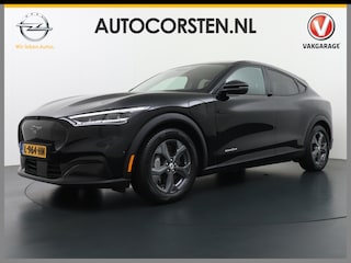 Ford Mustang Mach-E Extended RWD 98kWh Leer Pano-Dak Adaptive Cruise Lane Centring/change Assist Stop&Go Apple Carplay Android Auto 360°Camera Active-Park-Assist PDC-a+v Sync4A Lmv B&O®-HiFi-10speakers Qi-laden LED Pre-Collision-Assist Elektr.verst.Stoelen+geheugen+Verwarmd Dual-ECC Fully Active Park Assist Elektr.Achterklep BLISS Driver Alert Warning Keyless Batterijgarantie van maximaal 8 jaar of 160.000 Grootste-Accu en Bereik €57.000 nieuw