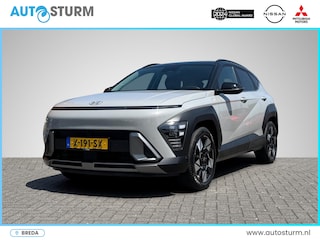 Hyundai Kona 1.6 GDI HEV Premium | Two-Tone Lakkleur | Stoelverwarming + -Ventilatie | 360° Camera | Leder | Navigatie | Apple Carplay/Android Auto | Geheugenstoel | Rijklaarprijs!