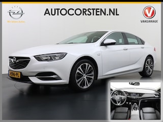 Opel Insignia Grand Sport T165PK Leer Camera Navi Apple Carplay Android PDC-a+v Trekhaak LED-v+a Ecc Cruise Control AGR-Comfort Stoelen Verwarmd Business Executive Regen-Lichtsensor Sensor dodehoek Verkeersbordlezer Rijstrooksensor 1e Eigenaar
