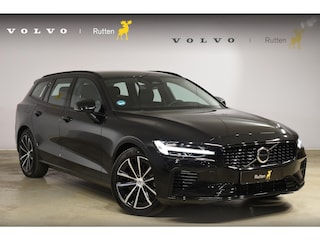 Volvo V60 T6 350PK Automaat Plug-in Hybrid AWD Plus Dark / Navigatie / Camera / Adaptieve Cruise Control / Elektrische Stoelen / Leder / LM Velgen /