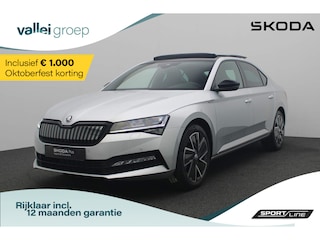 Skoda Superb 1.4 TSI 218 pk DSG iV PHEV Sportline Business | Panoramadak | Matrix LED | Geheugenstoelen | Rondomzicht camera