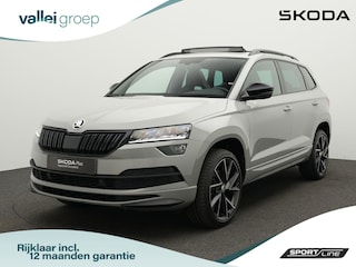 Skoda Karoq 1.5 TSI 150 pk DSG Sportline Business | Panoramadak | Trekhaak | Matrix LED | Stoelverwarming | Achteruitrijcamera | Navigatie | Driving Mode Selection | 19 inch