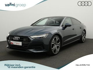 Audi A7 Sportback 55 TFSI 3.0 V6 340 pk quattro Pro Line Plus | Panoramadak | Valcona leder | Laser LED | Uitgebreid lederpakket | Geheugenstoelen | Bang & Olufsen | Rondomzicht camera
