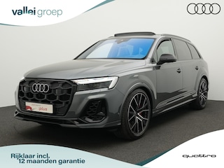 Audi Q7 60 TFSI e 490 pk tiptronic quattro Pro Line S Competition / S-Line | Panoramadak | Trekhaak | Valcona leder | Laser LED | Sportstoelen Plus | Uitgebreid lederpakket | Vierwielbesturing