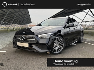 Mercedes-Benz C-klasse 180 Star Edition AMG Line | Night | Panoramadak | Burmester | Memory stoelen | Sfeerverlichting | Parkeercamera |
