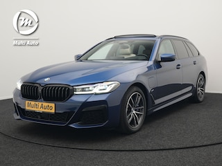 BMW 5-serie Touring 530e xDrive M-Sport Plug In Hybrid PHEV | Panodak | Adaptive Cruise | Harman/Kardon | Laser LED | Carplay | 360 Camera | Head Up | Electrische Lederen Sportstoelen met Geheugen | Stoel Verwarming |