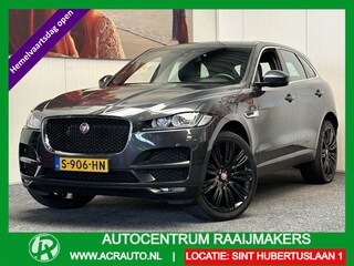 Jaguar F-Pace 3.0 S/C PORTFOLIO AWD 35T LEDER NAVIGATIE CRUISE CONTROL PANORAMA SCHUIF/KANTELDAK MULTIMEDIA VOORBEREIDING RIJSTROOKSENSOREN DODEHOEKSENSOREN ACHTERUITRIJCAMERA ZEER MOOI !! Brgl