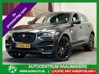 Jaguar F-Pace 3.0 S/C PORTFOLIO AWD 35T LEDER NAVIGATIE CRUISE CONTROL PANORAMA SCHUIF/KANTELDAK MULTIMEDIA VOORBEREIDING RIJSTROOKSENSOREN DODEHOEKSENSOREN ACHTERUITRIJCAMERA ZEER MOOI !! Brgl