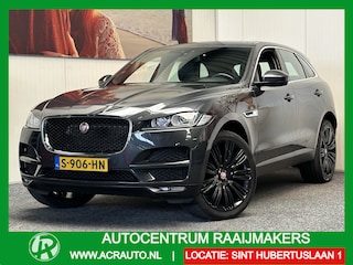 Jaguar F-Pace 3.0 S/C PORTFOLIO AWD 35T LEDER NAVIGATIE CRUISE CONTROL PANORAMA SCHUIF/KANTELDAK MULTIMEDIA VOORBEREIDING RIJSTROOKSENSOREN DODEHOEKSENSOREN ACHTERUITRIJCAMERA ZEER MOOI !! Brgl