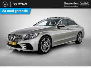 Mercedes-Benz C-klasse 160 Business Solution AMG Panoramadak | Navigatie | 5 spaaks lichtem velgen AMG | Parking support met camera achter | Trekhaak afneembare kogel | Inclusief 24 maanden MB Certified garantie voor Europa.