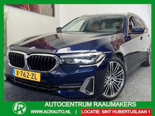 BMW 5-serie TOURING 518D HYBRIDE D HIGH EXECUTIVE AUTOMAAT LEDER NAVIGATIE CRUISE CONTROL APPLE CARPLAY/ANDROID BLUETOOTH TELEFOON MEDIA VOORBEREIDING ACHTERUITRIJCAMERA ZEER MOOI !! Brgl