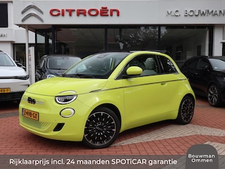 Fiat 500 Cabrio 42kWh 118PK Automaat La Prima, Rijklaarprijs | Navigatie | Camera | Mirrorscreen | JBL Audio