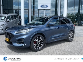 Ford Kuga 1.5 E.B. 150PK ST-Line X | Wegklap Trekhaak | Pano-dak | ZEER Netjes! | 100% Onderhouden | Alle opties! | Adaptieve Cruise | Elektrische Klep | Head-Up | Full Adaptive LED | Camera V+A | 19 inch | Design-pack | B&O audio | Elektrische stoel