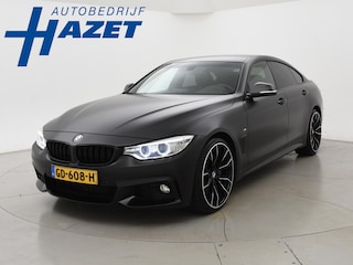 BMW 428i 245 PK AUT. M-SPORT H.E. *MAT ZWART* + 20 INCH | LEDER | SPORTSTOELEN | STOELVERW.