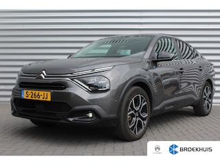 Citroën C4 Ë-C4 X Citroën 50KWH 136PK SHINE AUTOMAAT / NAVI / LEDER / CLIMA / LED / PDC / 18" LMV / CAMERA / KEYLESS / PANO. DAK / BLUETOOTH / CRUISECONTROL / 1E EIGENAAR / NIEUWSTAAT !!