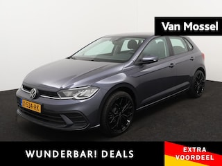 Volkswagen Polo 1.0 TSI Life 95PK | Navigatie | Parkeersensoren | Inklapbare spiegels | App Connect | Adaptive Cruise Control | 18 inch zwart