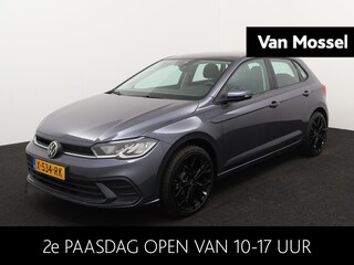 Volkswagen Polo 1.0 TSI Life 95PK | Navigatie | Parkeersensoren | Inklapbare spiegels | App Connect | Adaptive Cruise Control | 18 inch zwart