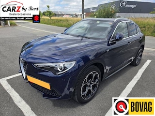 Alfa Romeo Stelvio 2.0 T AWD Ti AUTOMAAT Bruin leder | Trekhaak wegklapbaar | Stoelverwarming