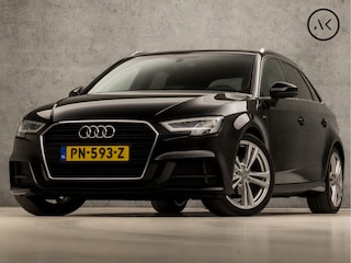 Audi A3 Sportback 1.5 TFSI S-Line Sport 150Pk Automaat (2X S-LINE, GROOT NAVI, CLIMATE, LEDER, SPORTSTOELEN, GETINT GLAS, PARKEERSENSOREN, PLAT S-LINE SPORTSTUUR, NIEUWSTAAT)