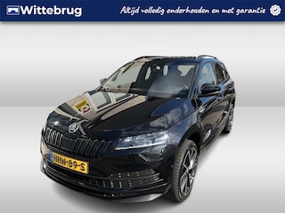 Skoda Karoq 1.5 TSI ACT Sportline Business / AUTOMAAT/ PANO/ STANDKACHEL/ PARK. SENSOREN/ STOELVERWARM./ DODE HOEK/ VIRTUAL COCKPIT/ LED/ KEYLESS/ ADAPT. CRUISE/ APP-CONNECT/ NAVI/ CLIMA/ DAB/ 19" LMV
