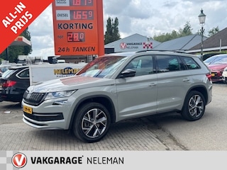 Skoda Kodiaq 1.5 TSI 150pk 7 zitplaatsen. Sportline Business panoramadak bovag garantie rijklaarprijs
