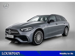 Mercedes-Benz C-klasse Estate 300 e Business Solution AMG | Trekhaak | Nightpakket | Parkeerpakket met 360°-camera | KEYLESS GO | Dodehoekassistent | Antidiefstalpakket GUARD 360° Plus | EASY PACK achterklep | Memorypakket |