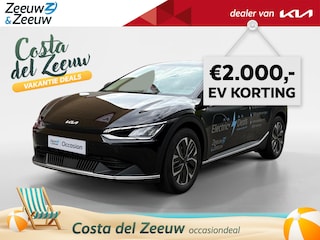 Kia EV6 Light Edition 58 kWh 170 PK | Apple Carplay | Navi | Addaptive Cruise Control | Stoel- en stuurverwarming | BTW auto | Metallic lak | Fabrieksgarantie t/m 5-4-2031 | NAP