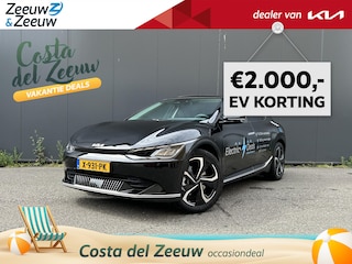 Kia EV6 Plus Advanced Business Pack 77.4 kWh Apple Carplay | Navi | Adaptieve Cruise Controle | BTW Auto | Vegan Lederen Bekleding | Stoel & stuurverwarming | Elektrisch bedienbare voorstoelen met geheugenfunctie | Fabrieksgarantie t/m 4-1-2031