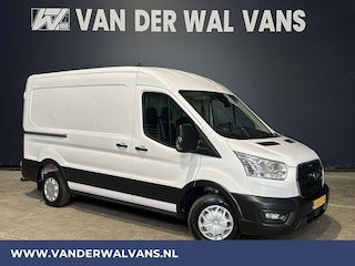 Ford Transit 2.0 TDCI 130pk L2H2 Euro6 Airco | Camera | Android Auto | Cruisecontrol | 2550kg Trekhaak Elektrisch verstelbare bestuurdersstoel, Verwarmde voorruit, Parkeersensoren, Bijrijdersbank, Parkeersensoren