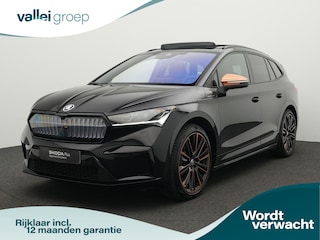 Skoda Enyaq iV 80 204 pk Founders Edition Black | Warmtepomp | Panoramadak | Leder | Privacy glas | 21 inch
