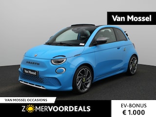 Abarth 500 Fiat Abarth Scorpionissima Cabriolet 42 kWh | Apple Carplay/Android Auto | Stoelverwarming | HiFi Audiosysteem | Navigatie | Camera | Parkeersensoren | Climate Controle |