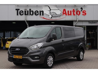 Ford Transit Custom 300 2.0 TDCI L2H1 Trend DC Apple Carplay, Camera, Trekhaak, Dubbel Cabine, Airco, Rechter zijdeur