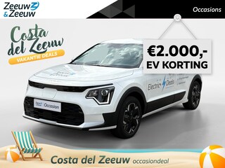 Kia Niro EV Light Edition 64.8 kWh | Accu = 100% | Navi | Climate & (adaptieve) cruise control | Apple Carplay & Andorid auto | Metallic lak | Fabrieksgarantie t/m 25-02-2031 + 3x 1 jaar* | NAP