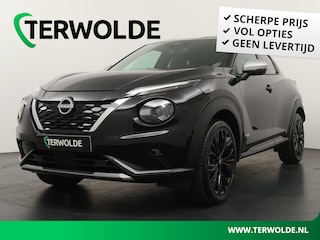 Nissan Juke 1.6 Hybrid N-Sport | Demo | Stoel en stuurverwarming | 360 camera | Adaptieve cruisecontrol | Stoel, stuur verwarming | Carbon pakket |
