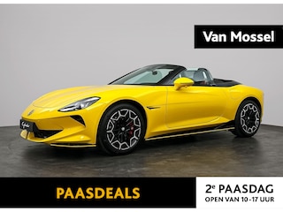 MG Cyberster Trophy Extended Range 77kWh | 507 KM Bereik WLTP  | Zwarte Kap | Rood Leder | Inca Yellow