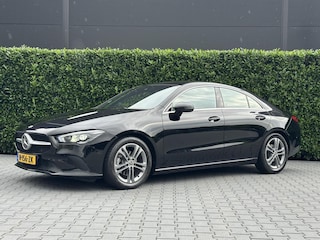 Mercedes-Benz CLA 180 d Business Solution NL AUTO, NAP, NIEUW MODEL, LEDER, CRUISE, NAVI, CAMERA, LED, PDC, ECC-AIRCO, STOELVERWARMING, LICHTMETAAL 17"