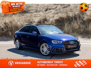 Audi A3 Limousine 2.0 TFSI S3 quattro Panoramadak/Navigatie/Virtual cockpit/Parkeersensoren rondom/Apple carplay/Adaptive cruise control/Stoelverwarming/Climate control/DAB/18'' Lichtmetalen velgen.