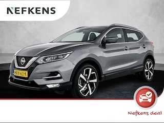 Nissan Qashqai SUV Tekna 160 pk Automaat | Navigatie | Glazen Panoramadak | Rondomzicht Camera | Lederen Bekleding | Voorstoelen Verwarmd | LED Koplampen | Keyless Entry/Start | Climate Control | Cruise Control | 19" Lichtmetalen Velgen | Apple Carplay/Android Auto |