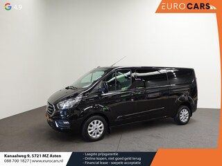 Ford Transit Custom 300 2.0 TDCI L2H1 Limited Dubbele cabine Automaat Navi| Airco 2 Schuifdeuren Trekhaak PDC V& A Carplay DAB