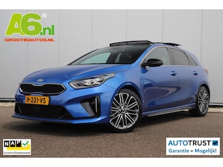 Kia Ceed 1.4 T-GDi GT-PlusLine 140PK Automaat Panoramadak 18 inch Michelin Half Leder Navi Carplay Achteruitrijcamera