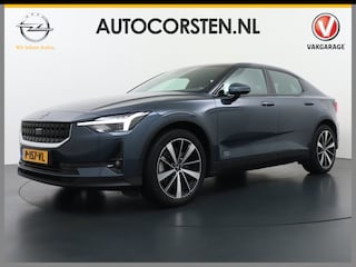 Polestar 2 AUT. 408 pk Long Range Dual Motor 78kWh Panorama-Dak Harman&Kardon® Electr.Stoelen Verwarmd+Achterbank+Stuur Adaptive-Cruise Carplay Android 360°Camera 19"Lmv Led-Adaptief WiFi PDC Park-Assist System-Home-Link Elektr.A.Klep Google Maps ECC Apps Verkeersbord detectie Regen-Lichtsensor Virtual-Cockpit Home-Link Bots waarschuwing Autonoom-Rem Lane Assist Keyless Connected 1e Eigenaar Origineel Nederlandse Auto 1.500kg Trekvermogen 660Nm! € 59.000 nieuw!
