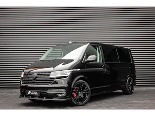 Volkswagen Transporter 2.0 TDI L2H1 30 DC BULLI 199PK DUBBEL CABINE / LEDEREN BEKLEDING / PDC / VERLAGINGSVEREN / 2X SCHUIFDEUR