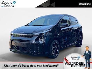 Kia Picanto 1.0 DPI GT-Line | Lederen bekleding | Stoel + Stuur verwarming | Schuif/kantel dak | Navigatie | Climate Control | Demo