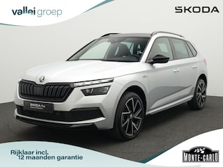 Skoda Kamiq 1.0 TSI 110 pk DSG Monte Carlo | Glazen Panoramadak | Achteruitrijcamera | Cruise Control | Stoelverwarming | 18 inch