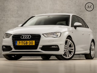 Audi A3 Sportback 1.8 TFSI S-Line Sport 180Pk Automaat (2X S-LINE, GROOT NAVI, BANG&OLUFSEN, LED KOPLAMPEN, LEDER, SPORTSTOELEN, GETINT GLAS, CRUISE, NIEUWE APK, NIEUWSTAAT)